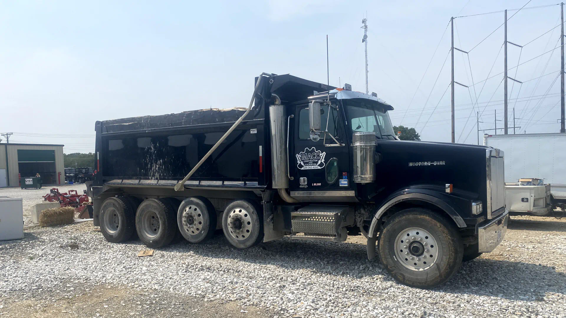 black company truck of macc construction